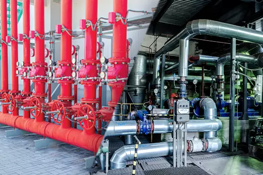 Decontamination of PFAS-contaminated industrial circuits.